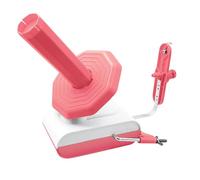 Bobina de hilo eléctrico, 300 g, rodillo de hilo motorizado para tejer, dispensador automático de hilo para lana, manualidades, regalo para aficionados a la costura, color rosa