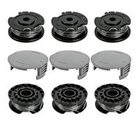 Bobina de hilo para desbrozadora Bosch, bobina de hilo de repuesto compatible con cortabordes Bosch EasyGrassCut18-230, diámetro de 1,6 mm - 6,1 m de longitud, bobina de hilo F016800569 y F016800385