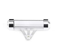 Bobina de impuesto de Seguridad de Motocicleta Universal Cilíndrico Transparente con Marco de Soporte Impermeable(Silver)