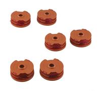 Bobina de línea de repuesto para recortadoras Worx, compatible con modelos WG105 WG106 WG108, paquete de seis recambios de cabezal de jardín, corte de césped al aire libre