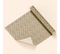 Bobina de papel de regalo rombos beige