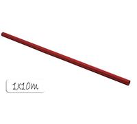 Bobina de Papel Kraft rollo 1x10m Rojo