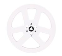 Bobina de Recogida vacía para grabación, Carrete de Recogida 7 Pulgadas con Brida 6 Orificios for Multicolor(White)