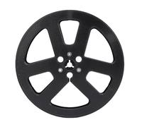Bobina de Recogida vacía para grabación, Carrete de Recogida 7 Pulgadas con Brida 6 Orificios for Multicolor(Black)
