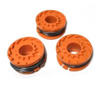 Bobina de recortadora compatible con Mac para Allister MGTP18Li - Paquete de 3 líneas de nailon de 1,65 mm para recortadoras de césped GT2836 GT3037