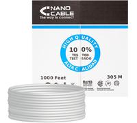 Bobina de Red NanoCable RJ45 UTP CAT.6 AWG24 CU 305 M Gris