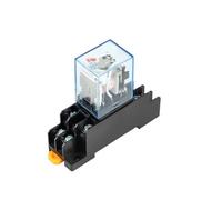 Bobina de relé 5A MY2NJ MY4NJ General DPDT Micro Mini Interruptor de relé electromagnético con base de zócalo LED CA 110V 220V CC 12V 24V(DC24V MY2)