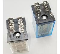 Bobina de relé DC12V DC24V AC110V AC220V HH62P JQX-13F10A 220V electromagnético propósito general en miniatura 1 Uds(AC220V)