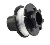 Bobina de repuesto con línea de 0.065 pulgadas por 10 pies para modelos de recortadora eléctrica 51241 51460 51464 51467 Easy On Head Cover
