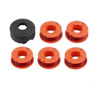 Bobina de repuesto para Bosch ART 23 26 30 Combitrim Easytrim, bobina de hilo F016800175 con tapa F016L71088, hilo de nailon de 8 m x 1,6 mm para cortacésped, sistema de alimentación automática
