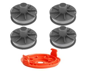 Bobina de repuesto para cortacésped Gardena 5307-20, 6,1 m x 1,65 mm, para cortacésped Gardena EasyCut ComfortCut PowerCut SmallCut (4 bobinas + 1 cubierta)