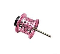 Bobina de repuesto para Daiwa Tatula Tw 100 100 para Ct 100 Salamandura 150 Carretes 19 24 Modelos Copa de alambre de metal para fundición de cebo ligero Rojo (rosa)