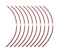 Bobina de repuesto para recortadora de césped Bosch, paquete de 10, para modelos ART23 ART26 ART30, cable de nailon de 2,4 mm de diámetro, 26 cm de longitud, parte F016800181, accesorio al aire libre