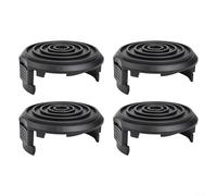 Bobina de repuesto robusta y cubierta para recortadora Bauer 20115EB, 1 línea de nailon de 65 mm, perfecta para mantenimiento y recorte (cubierta × 4)