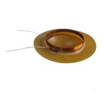 Bobina de sonido de tweeter de 25,5 mm con membrana de resina para una reproducción clara de altura, carcasa de metal resistente, instalación fácil para actualización de audio DIY y reparación de