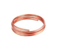 Bobina De Tubo De Cobre T2 De 1 Metro, Diámetro Exterior De 2 A 12 Mm, Diámetro Interior De 1 A 10 Mm, Alambre De Cobre Puro For Aire Acondicionado, Refrigeración Y Manualidades.(2x1mm)