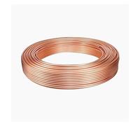 Bobina de tubo de cobre, Tubo flexible de cobre en espiral 2 m, for mangueras aire acondicionado(5x1mm)