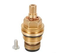 Bobina de válvula de grifo de cobre, 1,27 cm para BSP 20 dientes inserto de prensaestopas de compresión para grifos estándar tradicionales, pieza de reparación de conmutación suave