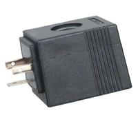 Bobina de válvula electromagnética HC-S8-13-H Bobina de solenoide DC 12V 24V Cartucho de cuerpo cuadrado de 13 mm for válvulas hidráulicas(DC12V)