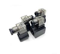 Bobina de válvula solenoide compacta de 12 V y 20 mm, ajuste fácil (26 | Potencia de 12 V CC, tamaño del orificio de 20 mm, cuerpo de aleación de aluminio, acabado negro, uso hidráulico industrial