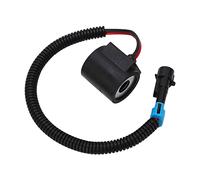Bobina de Válvula Solenoide de 12 V con Conector, Repuesto para Minicargadoras 751, 753, 763, 773, 853, 863, 864, 873, S150, S160, S175, S185, T180, T190, ABS + Material