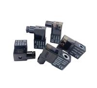 Bobina de válvula solenoide de aire neumática Bobina negra DC12V DC24V AC110V AC220V for 4v210-08 2v025 1 pieza(AC220V)
