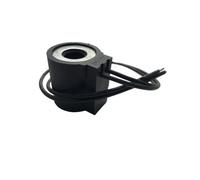Bobina De Válvula Solenoide Hidráulica Con Inserto Roscado, 12 V CC, Diámetro Interior 13 Mm, Altura 37