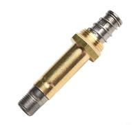 Bobina de válvula solenoide reguladora para pecera de acuario, rosca de 8 mm de diámetro exterior, posición de llave de 13 mm, longitud total de 52 mm, reducción de presión de metal V ()