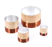 Bobina de voz Woofer, 25.5mm-75.5mm 2-Layer Round Copper Wire Bass Speaker Voice Coil Piezas de reparación, para reparaciones y mantenimiento de altavoces (38.5)