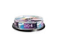 Bobina DVD-R PHILIPS DM4S6B10F/00 10 unidades 16x 4,7 GB
