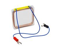 Bobina electromagnética cuadrada de cobre para enseñanza de física para experimentos de laboratorio escolar para pruebas electrónicas, equipos de laboratorio de inducción electromagnética