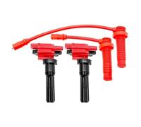 Bobina Encendido Bobina Encendido Para Mitsubishi Para Lancer Para Evolution EVO 4 5 6 7 8 9 JDM 2.0L 1832A010 MD363552 UF523 4G63 Cable Encendido Paquete Alto Voltaje(Coils and cable)
