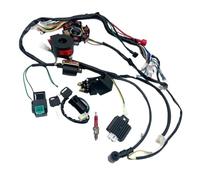 Bobina Encendido Caja CDI Arnés de cableado eléctrico Completo para Motocicleta, estator CDI de 6 bobinas para ATV, Quad, Pit Bike, Buggy, Kart,para 50 CC, 70 CC, 110 CC y 125 CC.