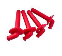 Bobina Encendido Cubierta Tapa Bujía Motocicleta 4 Piezas para CB400 CBR400 MC23 MC29 CBR23 CBR29 CB-1 para ATV Dirt Pit Bike Bobina Motocicleta(Red)