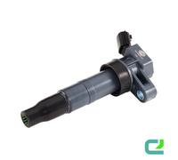 Bobina encendido enroscado Bobina de encendido de velas del eje HELLA de 2 polos