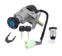 Bobina Encendido Juego De Interruptor Bloqueo Ignición Motocicleta 4 Pines Con 2 Llaves Para Ciclomotor Scooter 50cc 150cc GY6 Accesorios