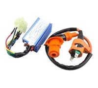 Bobina encendido motocicleta Kit de bobina encendido CDI 6 pines para karts, ATV y scooters GY6 50cc a 150cc