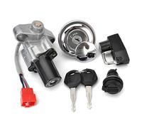 Bobina Encendido Tapa Combustible Interruptor Encendido Cerradura Asiento con Llave para XVS 125 250 400 650 Y 1100 para Drag para Star para Silverado para V-Star para Midnight Bobinas Encendido