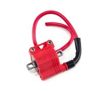 Bobina Encendido Universal para Motocicleta Motocross ATV Scooter Encendido 2T 4T Ciclomotor Todoterreno para Kymco Racing Llave Contacto(Rojo)