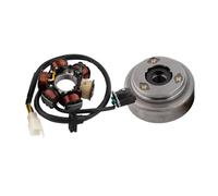 Bobina estator Motocicleta Kit De Volante De Inercia con Estator Y Magneto De Encendido para Motocicletas De 190 CC Z190 W190 1P62YML-2, Motor De Arranque para Motocross, ATV
