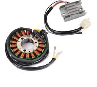 Bobina Estator Motor + Rectificador Regulador Voltaje para Suzuki GS450 GS450L GS450S GS450E GSX400 GSX400E con Junta