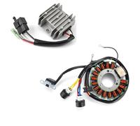 Bobina Estator para YFM225 para YFM250 Moto-4 1986-1990 con Junta Bobina de estator de Motor + Rectificador regulador de Voltaje Estator Motocicleta(B)