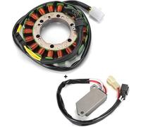 Bobina Estator + Rectificador Regulador Con Kit Junta Sello Para Motocicleta Para Yamaha XV400 XV500 XV535 1987-1996(Type B)