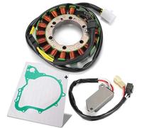 Bobina Estator + Rectificador Regulador Con Kit Junta Sello Para Motocicleta Para Yamaha XV400 XV500 XV535 1987-1996(Type A)