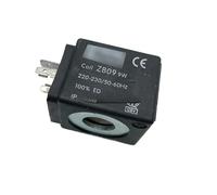 Bobina General ZB09 9W Núcleo 3-Vía Cuerpo de Válvula Solenoide for Cafetera(Coil)