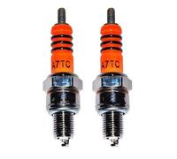 Bobina Ignición Iridio 3 Electrodos para Bujía A7TC D8TJC para 50CC-150CC ATV para GY6 50cc 110cc 125cc 150cc Motocicleta Scooter Bobina Encendido Bujía