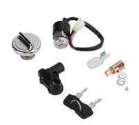 Bobina Ignición Kit Cubierta Gas para Interruptor Encendido Motocicletas Bloqueo Casco 2 Llaves para Dax para Skyteam para 50cc - 125cc ST50 ST125 Bobina Encendido Bujía