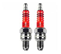 Bobina Ignición Racing 3 Electrodos 10mm para Bujía A7TC D8TC para GY6 50 70 110 125 150CC ATV Scooter Dirt Bike Go Kart Motocicleta Bobina Encendido Bujía