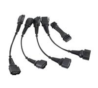 Bobina Kit de bobina de encendido Sistema de encendido automotriz 1.8T a 2.0T Bobinas FSI Conversión y juego arnés eliminación ICM Apto para Audi para VW(4 to 5 Contacts)