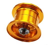 Bobina modificada para carretes de cebo Daiwa 21-22 Alphas & Alphas SV TW, aleación de aluminio 7075 de 7.7 g, capacidad YGK1.0/100m, peso de señuelo de 1-15 g (material mixto oro)
